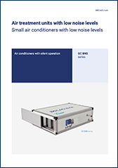 Air treatment units with low noise levels (GC BNS series)