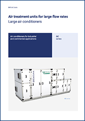 Air treatment units for large flow rates (GC series)