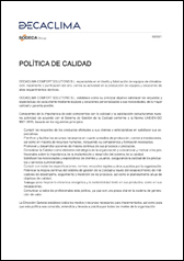 Política de Calidad