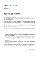 Política de Calidad